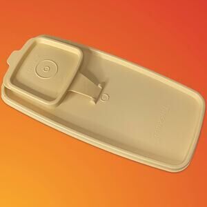 Tupperware Flip Top Lid 1589 Cereal Keeper Store N Pour Yellow 1590 Replacement